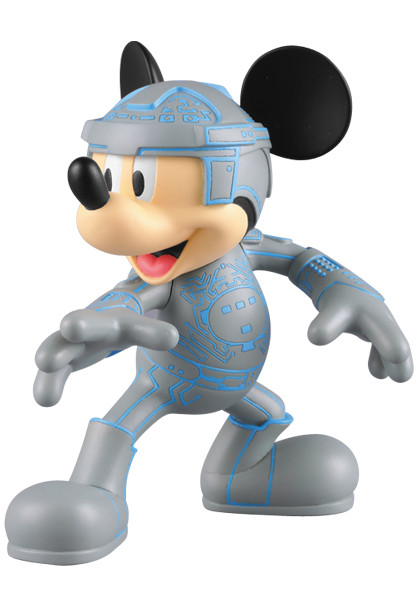 Mickey Mouse, Disney, Tron, Medicom Toy, Pre-Painted